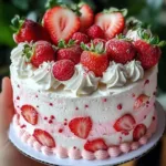 Delightful Strawberry Dream Cake