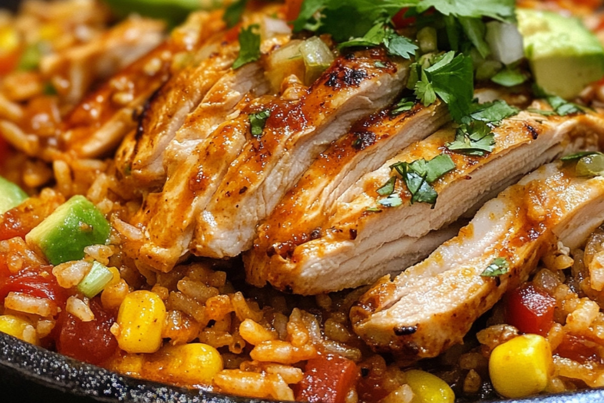 Delicious Flavorful Mexican Chicken and Rice Delight