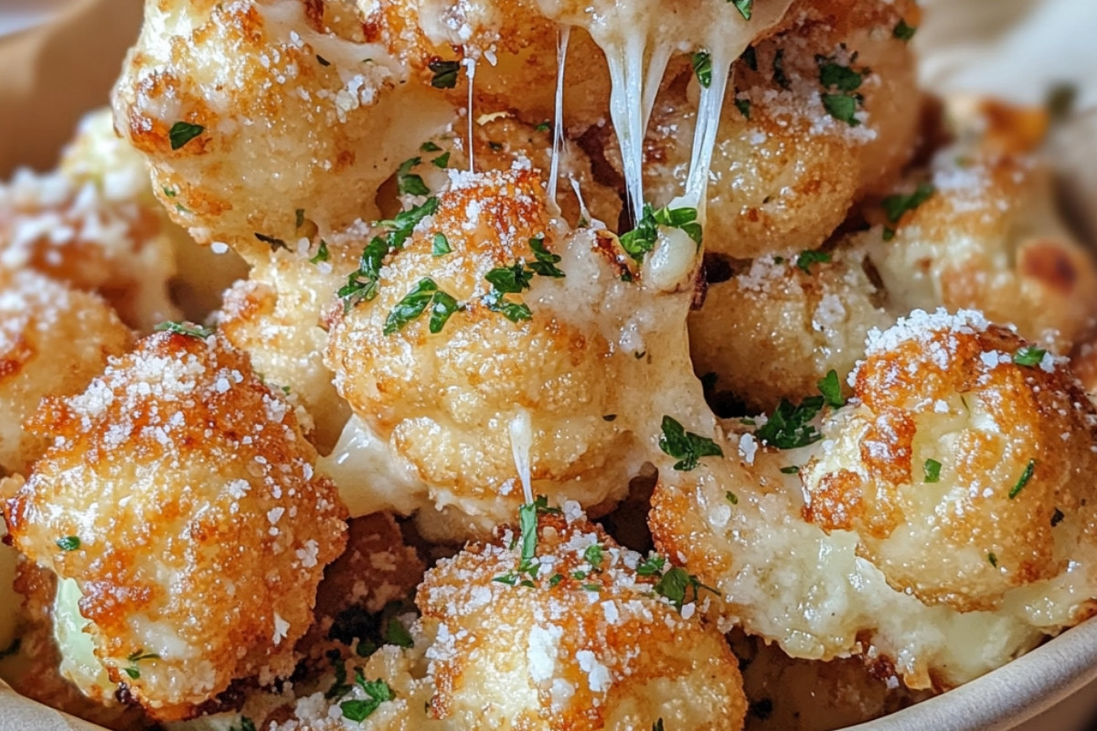 Deliciously Crunchy Parmesan Roasted Cauliflower