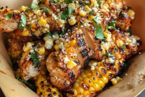Deliciously Flavorful Street Corn Chicken Delight