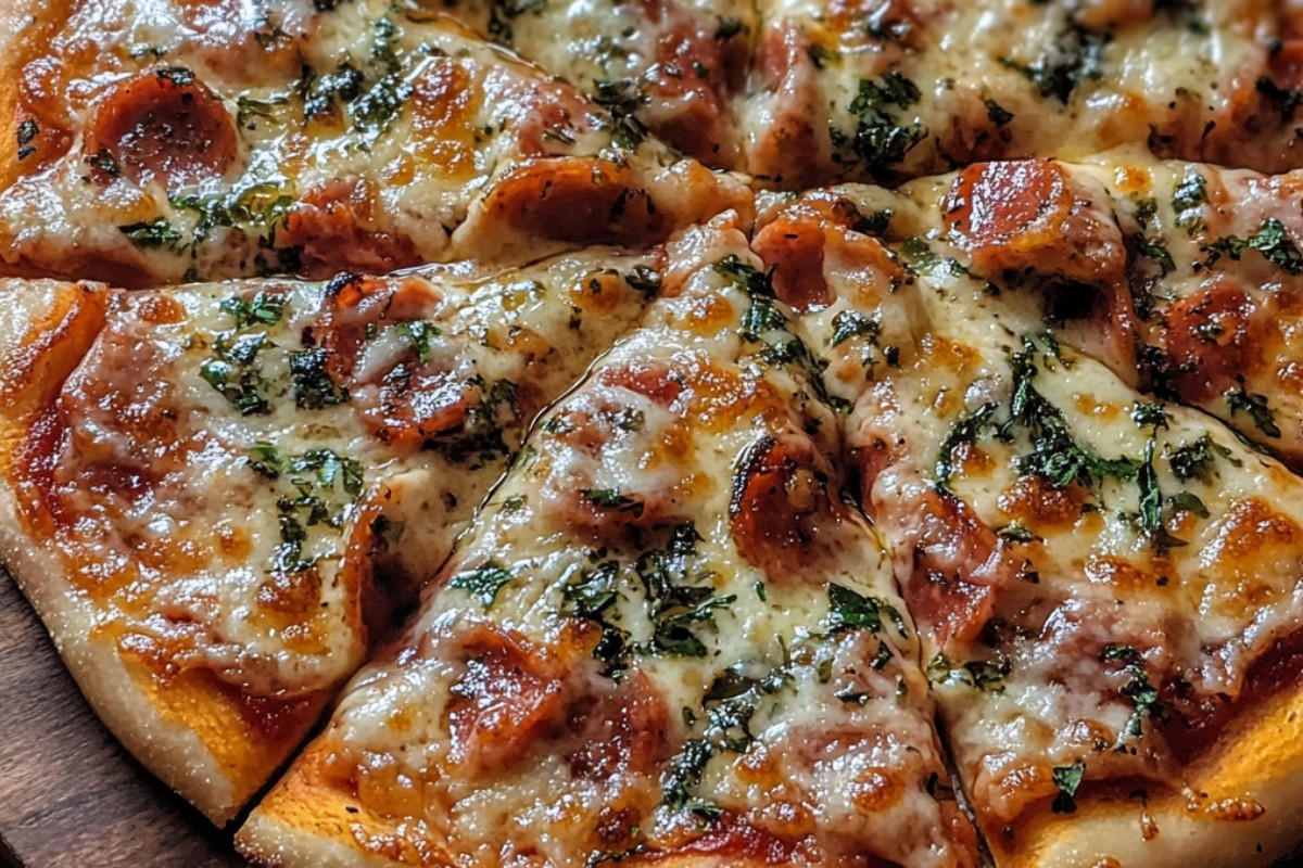 Deliciously Irresistible Homemade Pizza Delight