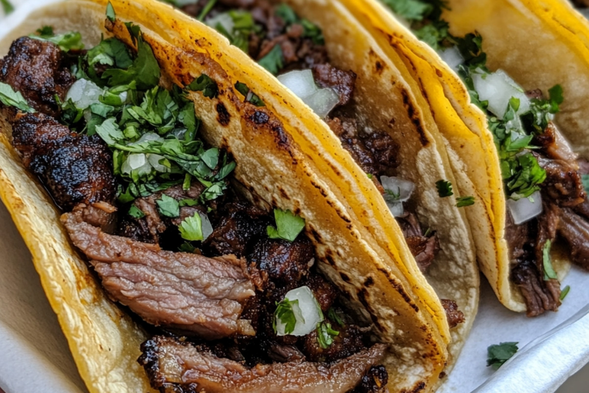 Deliciously Savory Carne Asada Street-Style Tacos