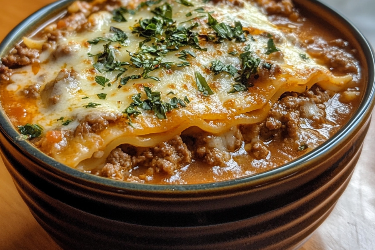Irresistible Comfort Lasagna Soup