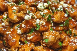 Irresistibly Spicy Honey Feta Chicken Delight