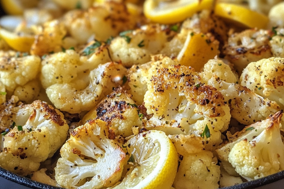 Savory Lemon Pepper Cauliflower Delight