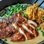 Fiery Delight Chicken Ramen with Creamy Garlic Sauce 9 Fiery Delight Chicken Ramen with Creamy Garlic Sauce