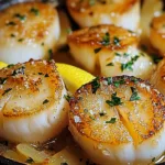 Garlic Butter Delight Baked Scallops