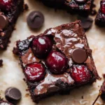 Roasted Cherry Delights Brownies 6 Roasted Cherry Delights Brownies