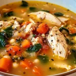 Tuscan Chicken Soup Delight