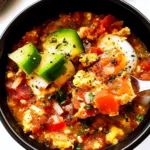 Delicious Menemen Turkish Egg Scramble