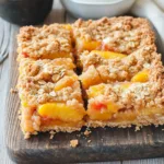 Peaches and Cream Delightful Crumble Bars 6 Peaches and Cream Delightful Crumble Bars