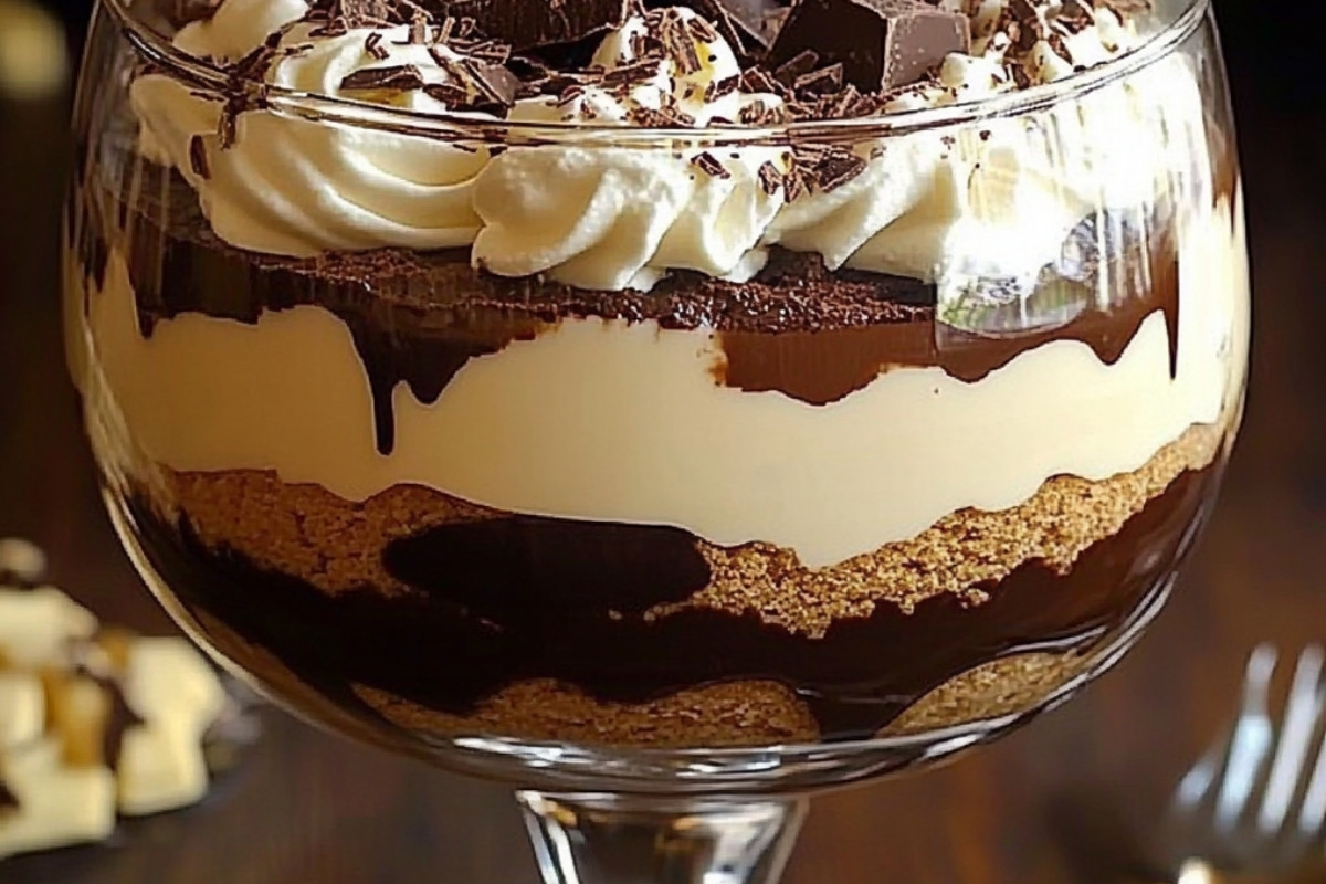 Decadent Joyful Chocolate Cheesecake Trifle