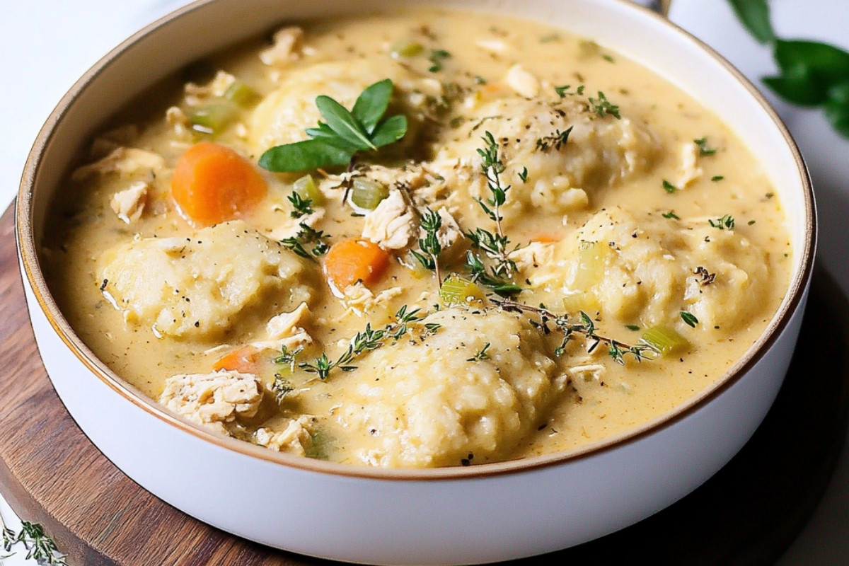 Delicious Chicken and Dumplings