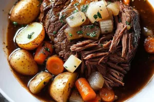 Delicious Crockpot Sirloin Roast