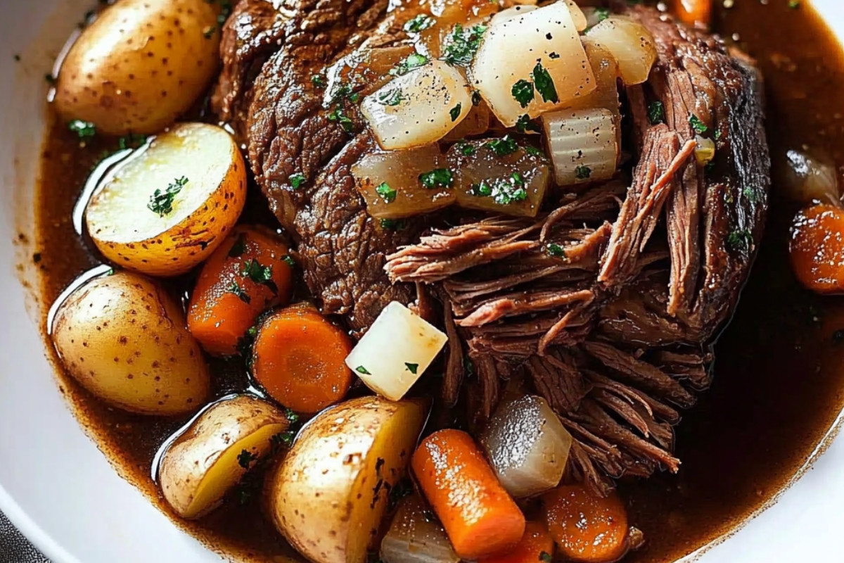 Delicious Crockpot Sirloin Roast