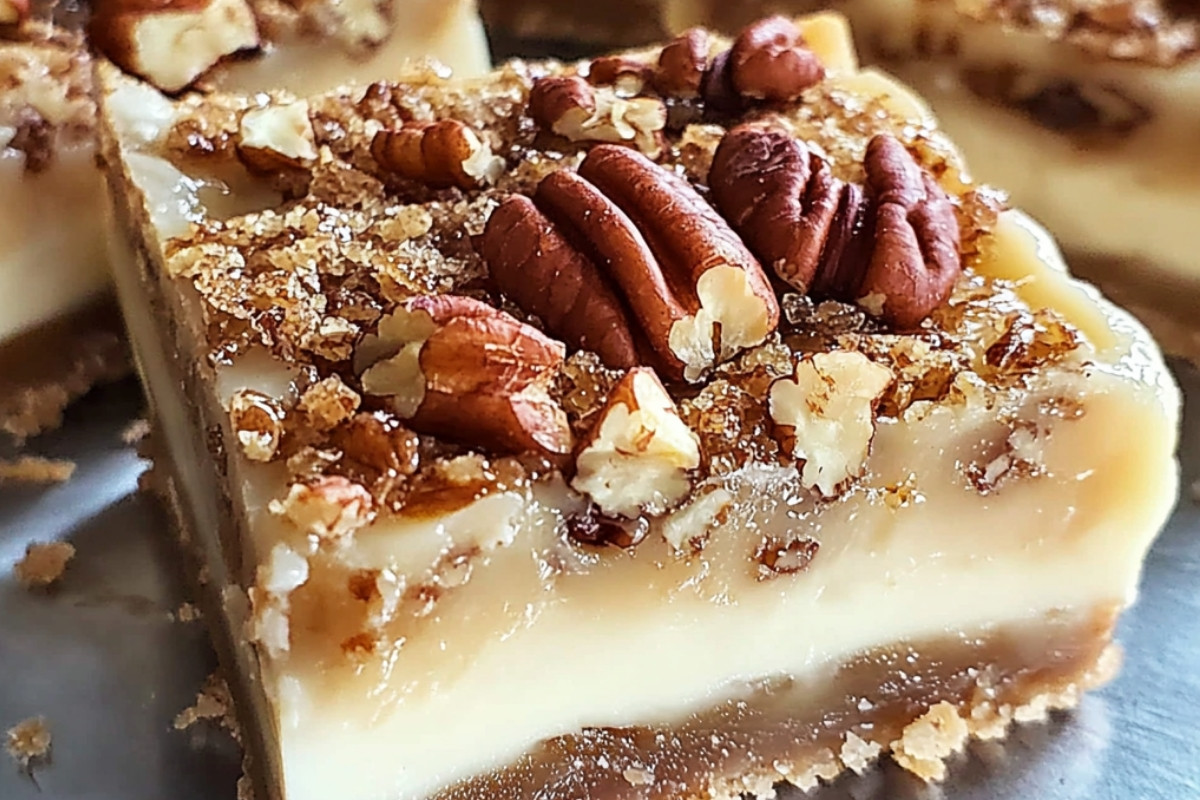 Delicious Pecan Pie Cheesecake Bars