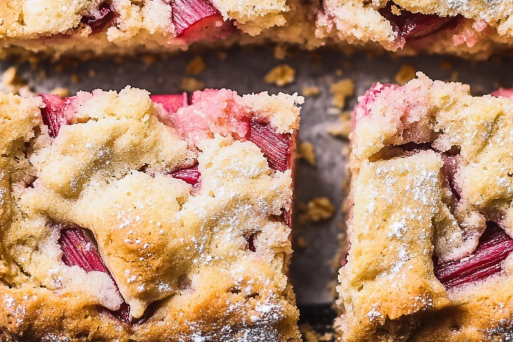 Delicious Rhubarb Breakfast Cake
