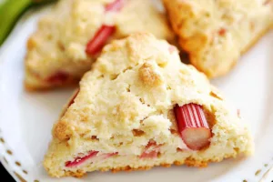 Delightful Rhubarb Scones