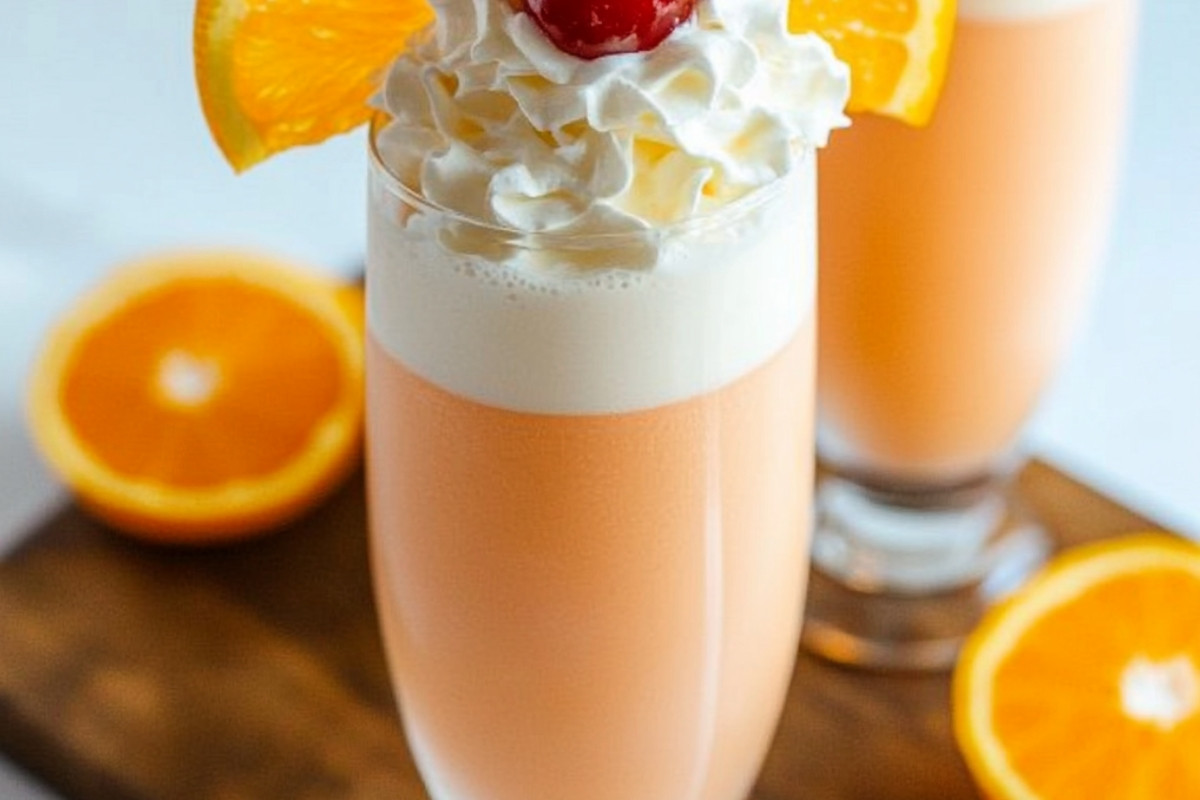 Orange Crush Creamsicle Milkshake Delight