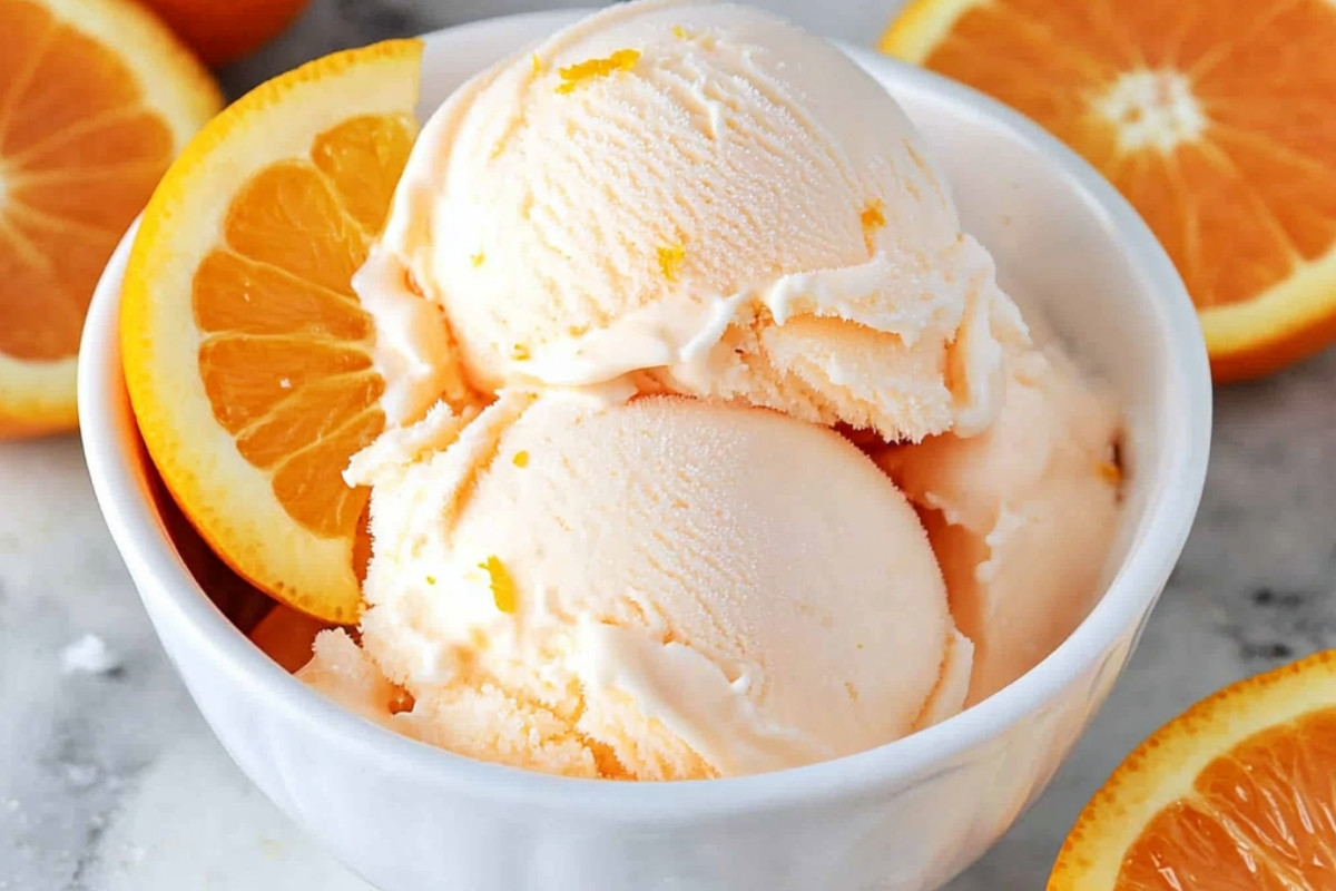 Orange Ice Cream Delight