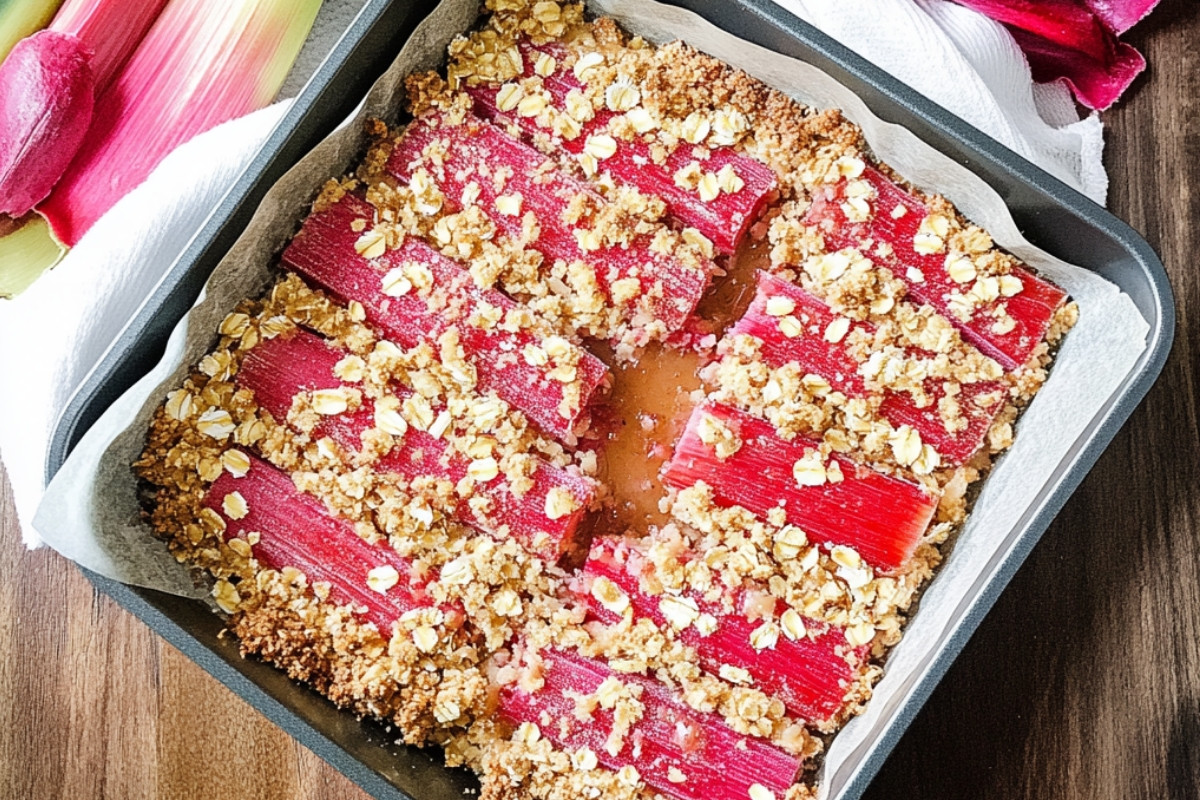 Rhubarb Oat Delight