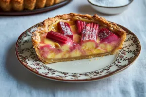 Rhubarb and Custard Tart Delight