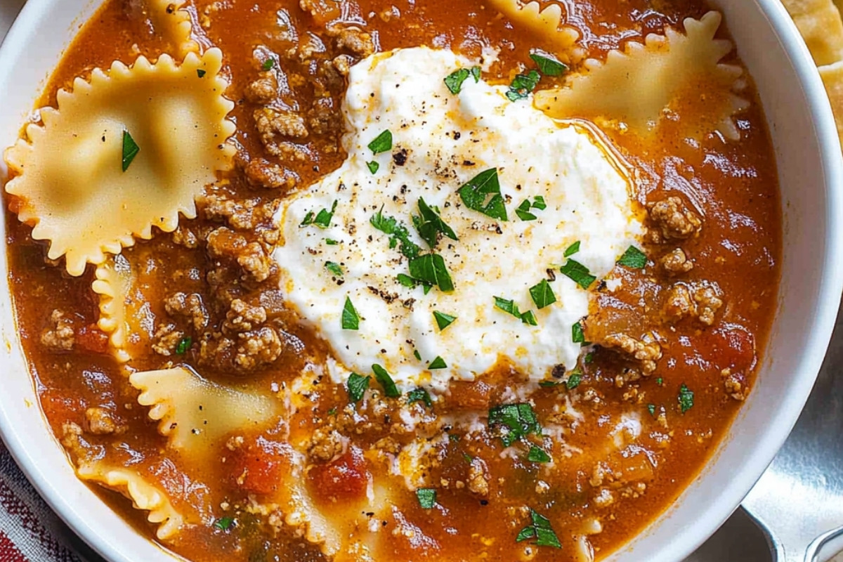 Delightful Lasagna Soup