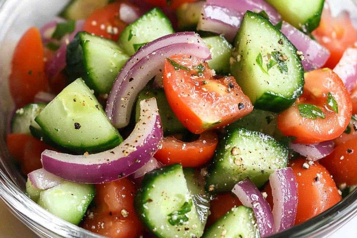 Fresh Cucumber and Tomato Delight