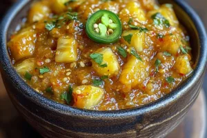 Spicy Pineapple Jalapeno Chutney