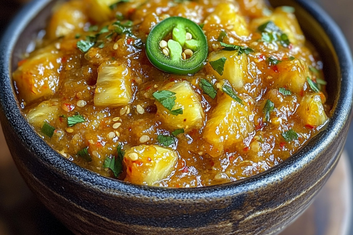 Spicy Pineapple Jalapeno Chutney
