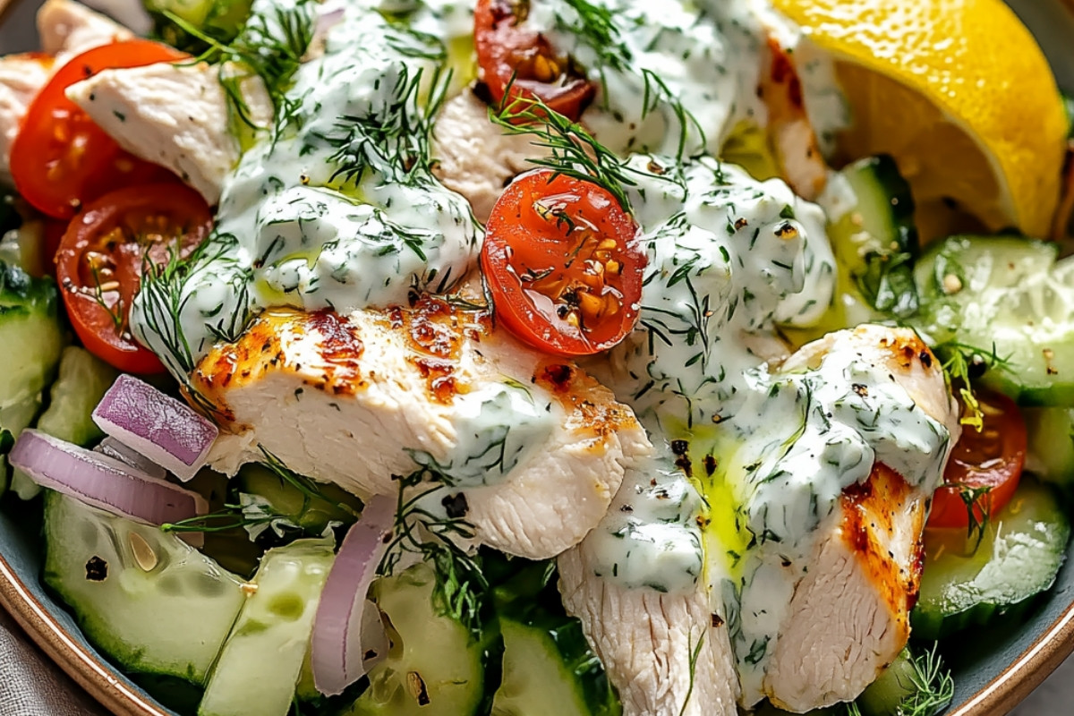 Tasty Tzatziki Chicken Delight