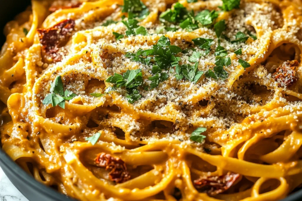 Vegan Delightful Sun-Dried Tomato Pasta