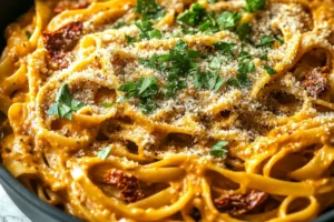 Vegan Delightful Sun-Dried Tomato Pasta