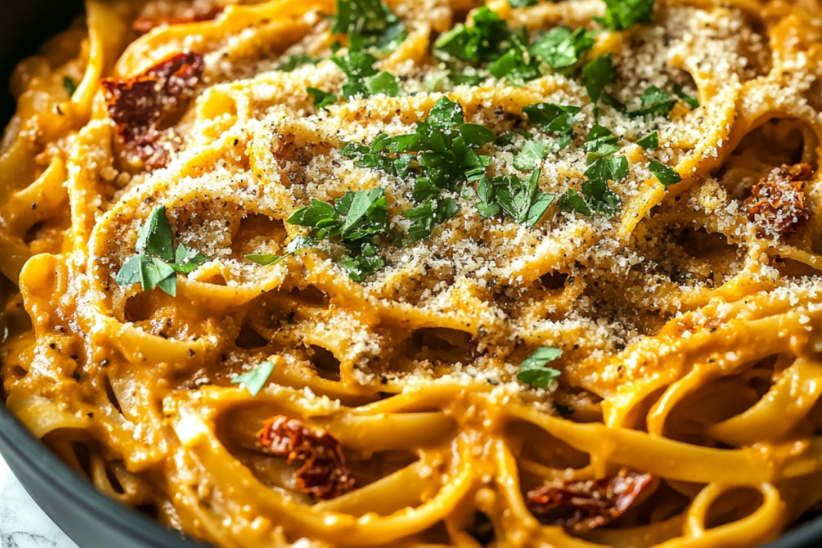 Vegan Delightful Sun-Dried Tomato Pasta