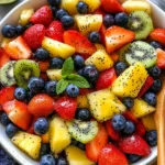 Fresh Fruit Salad with Delightful Honey Lime Poppy Seed Dressing 6 Fresh Fruit Salad with Delightful Honey Lime Poppy Seed Dressing