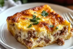 Easy Sausage and Egg Casserole