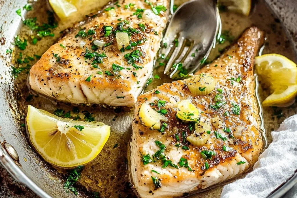 Lemon Garlic Swordfish