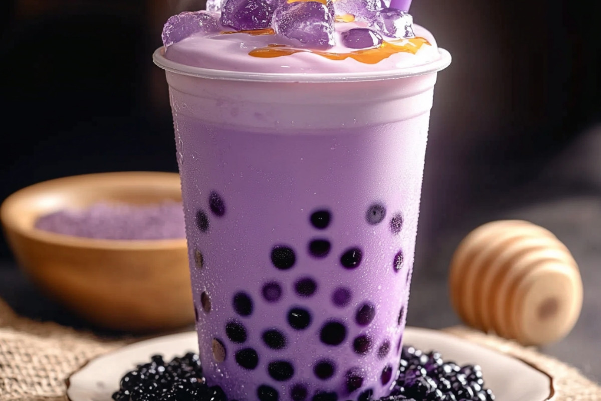 Purple Bliss Boba Tea