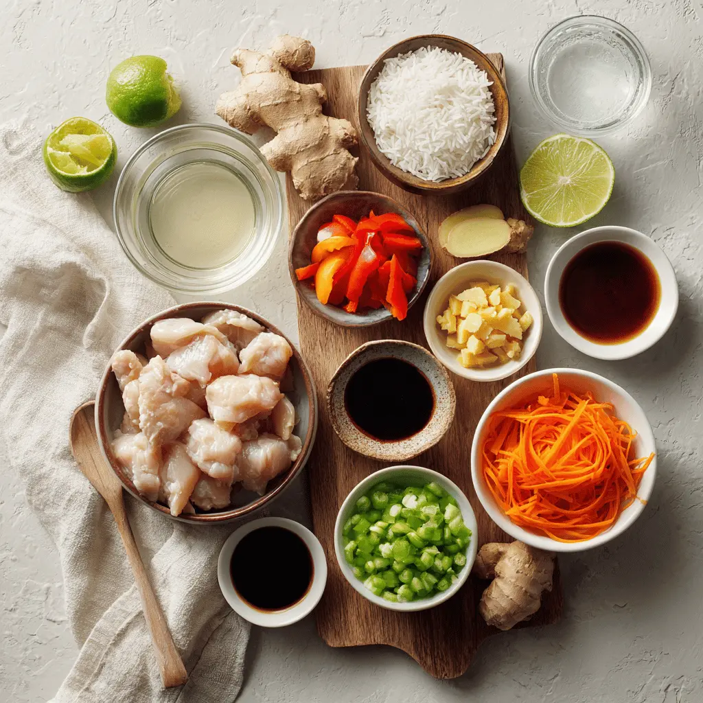 Easy Thai Chicken Soup Recipe for Delicious Comfort 5 Easy Thai Chicken Soup Recipe creamy coconut broth with chicken pieces colourful peppers and lime