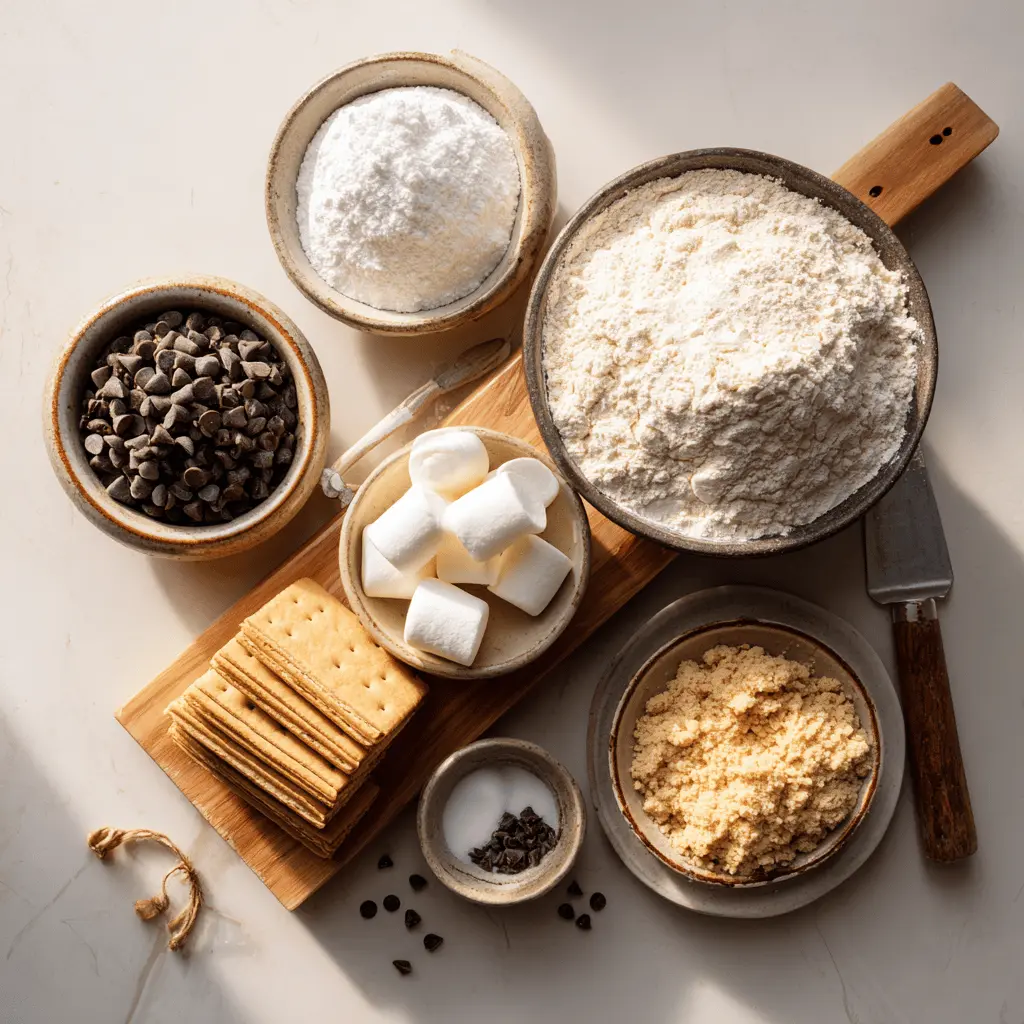 Smores Sourdough Bread Recipe for Irresistible Campfire Flavors 4 Freshly baked Smores Sourdough Bread showing gooey marshmallow and chocolate perfect for a blog feature.