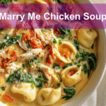Marry Me Chicken Soup Recipe for Cozy, Flavorful Comfort 5 Marry Me Chicken Soup in a white bowl, warm and inviting with vibrant ingredients.