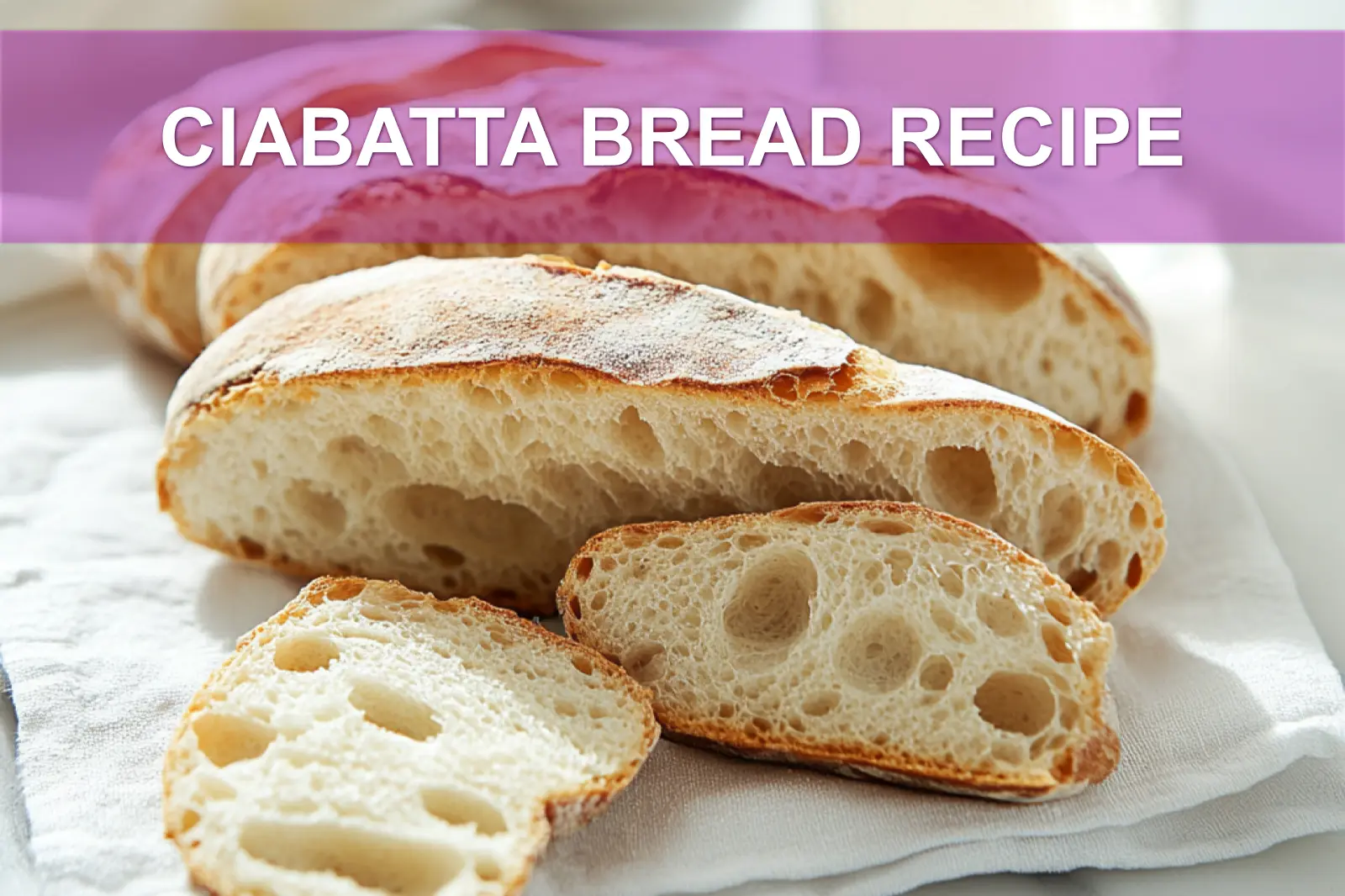 Ciabatta Bread Recipe: Easy and Irresistible Artisan Loaf