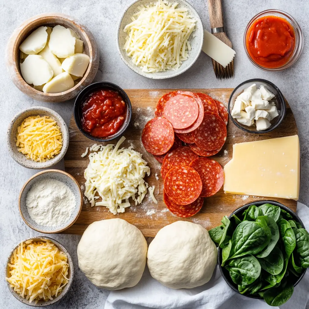 AIR FRYER CALZONES golden crust and melted cheese on white napkin