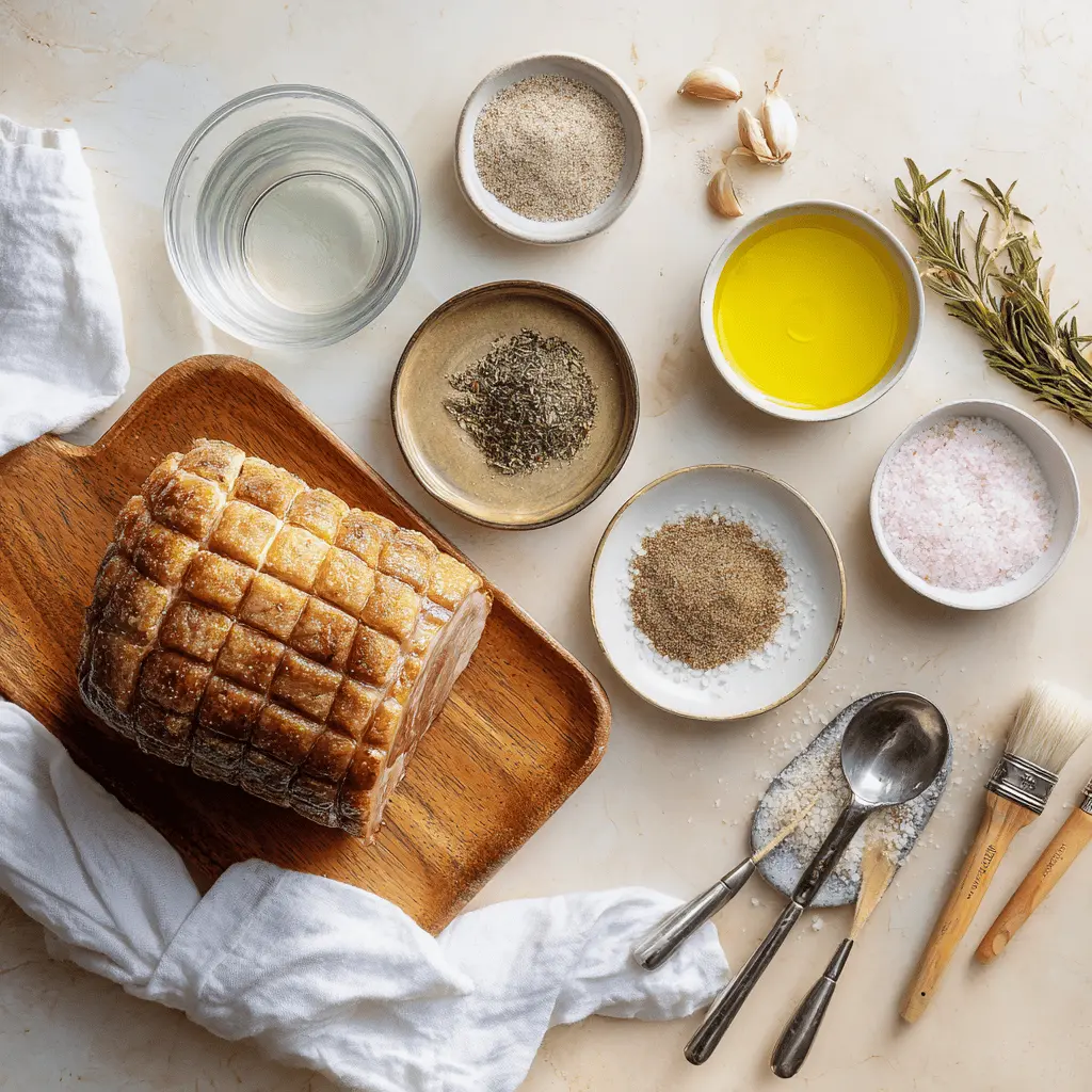 Air Fryer Pork Roast With Crackling: Simple and Delicious Recipe 5 Air Fryer Pork Roast With Crackling golden skin on white napkin glass of water