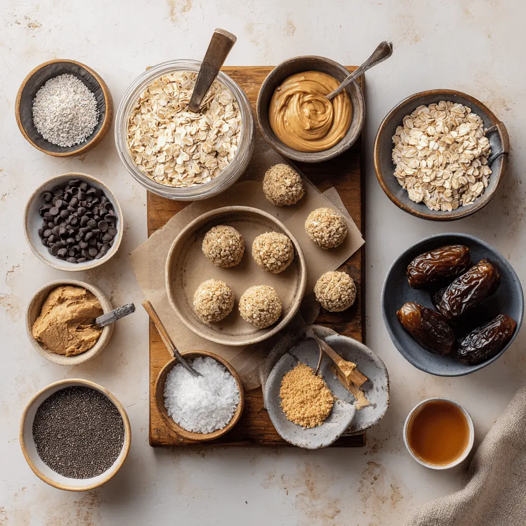 No-Bake Peanut Butter Protein Balls: Easy and Irresistible 5 No-Bake Peanut Butter Protein Balls close up on plate with coconut and mini chocolate chips
