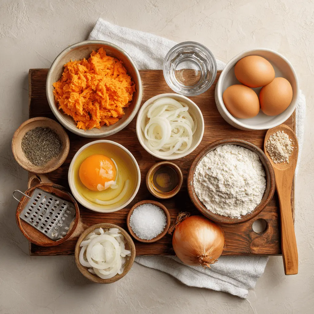 Savory Sweet Potato Hash Browns: Easy Delicious Recipe 5 Savory Sweet Potato Hash Browns on white napkin with glass of water and golden crust