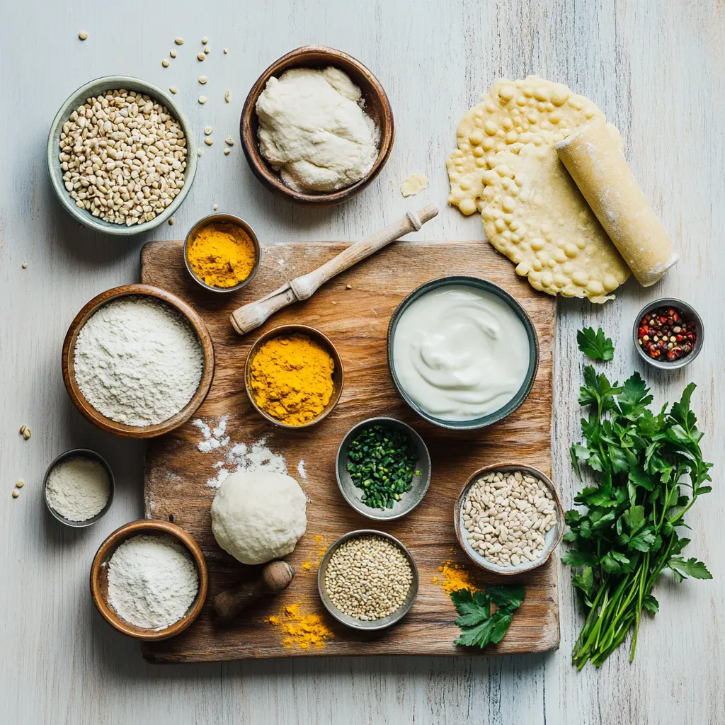 THEPLA RECIPE warm golden thepla stack on white napkin with sesame and fenugreek leaves