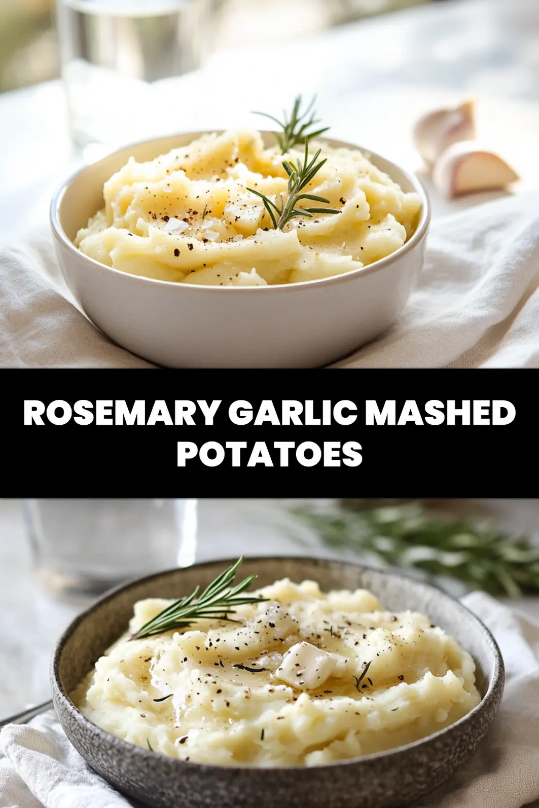 ROSEMARY GARLIC MASHED POTATOES creamy yukon gold potatoes with rosemary and garlic_pin