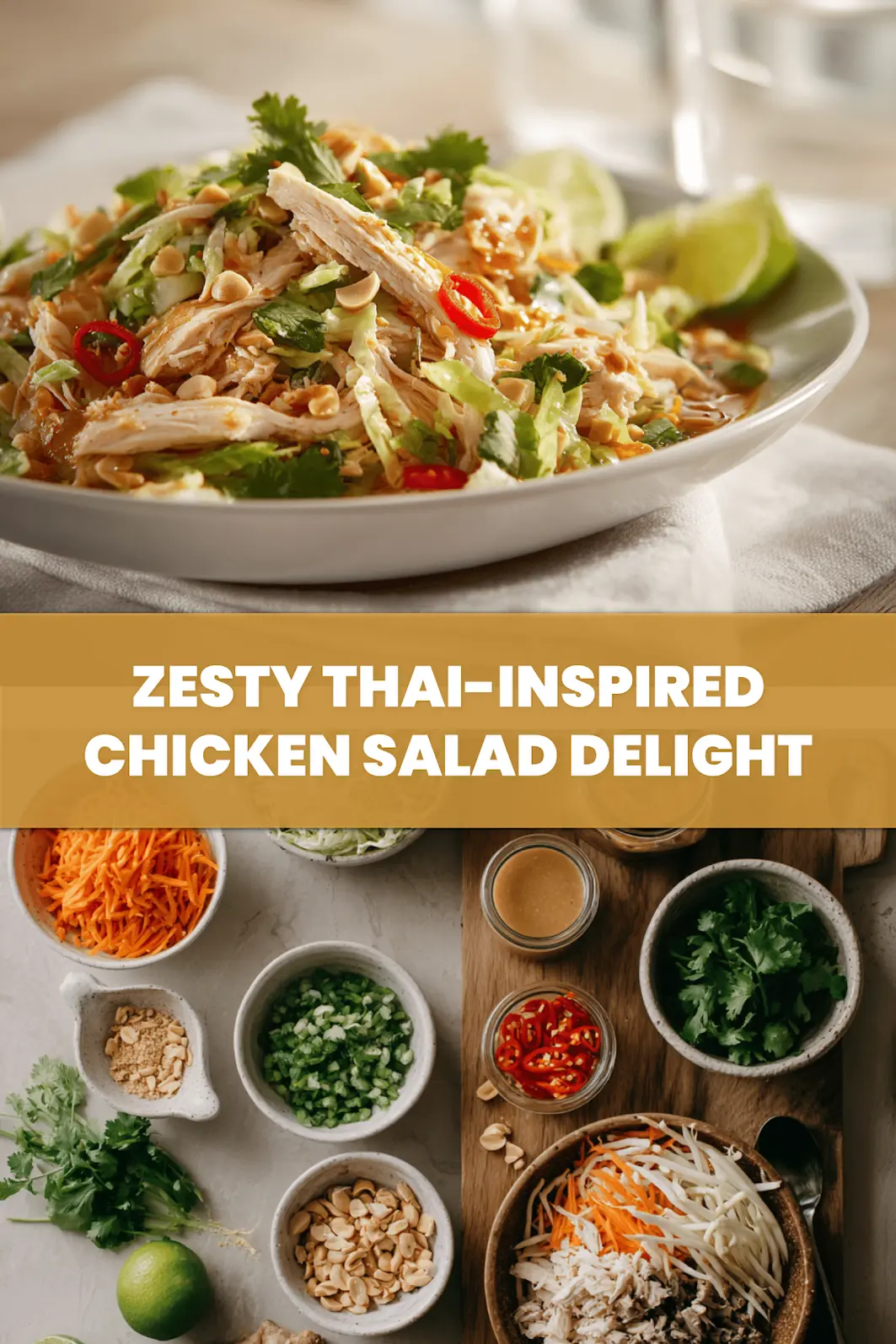 ZESTY THAI-INSPIRED CHICKEN SALAD DELIGHT bright shredded chicken salad with cabbage carrots peanuts and lime_pin