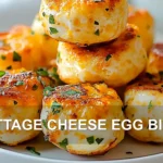 COTTAGE CHEESE EGG BITES centered hero view, clean and uncluttered
